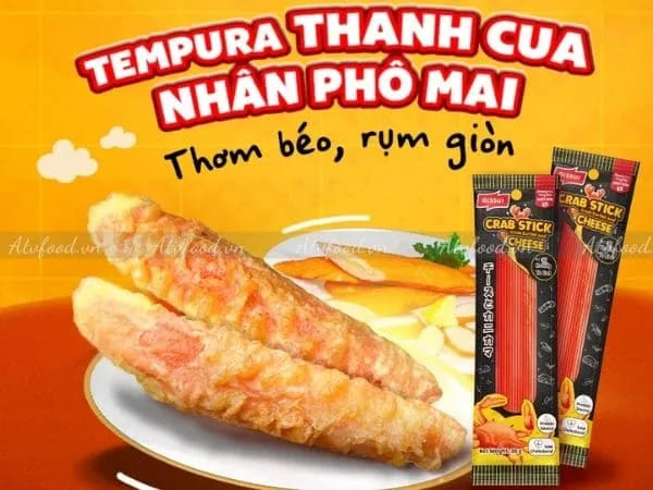 Thanh Cua Nhân Phô Mai - Món Ăn Vặt Ngon Khó Cưỡng