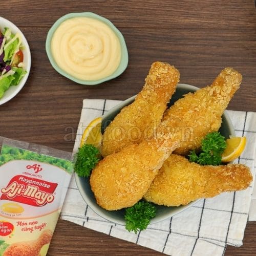 Đùi gà rán chiên giòn CP gói 500g